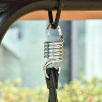 Outsunny 2-Seater Patio Swing Chair, Outdoor Adjustable Canopy Porch Swing with Armrests, Texeline Fabric and Steel Frame, Brown(m-9)