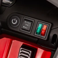 Qaba 12V Chevrolet Silverado EV RST Licensed Kids Electric Car with Parent Remote Control, Spring Suspension, Red(m-9)