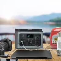 Outsunny Portable Power Station, 614Wh Outdoor Generator, LiFePO4 Battery with PD Fast Fully Charging, 2x110V/600W Pure Sine Wave AC Outlets, Power Supply for Road Trip Camping, Outdoor Adventure(m-8)