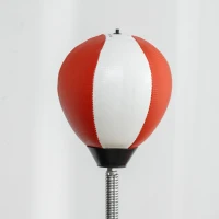 Soozier Freestanding Boxing Punching Bag, Height Adjustable, with Reflex Bar, Speed Balls and Suction Cup Base, Multi(m-9)