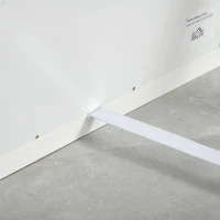 HOMCOM 58" x 20" Full Length Mirror with Frame, Floor Standing Mirror, Rectangular Full Body Mirror for Bedroom, Living Room, White(m-9)