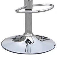 HOMCOM Set of 2 Pub Bar Stools Rattan Wicker Chair Chrome Finish Adjustable Swivel Seat, Deep Brown(m-9)