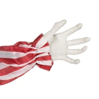 HOMCOM 6' Clown Animatronic, Life Size Outdoor Halloween Decoration with Motion Activated Sound & Light Up Eyes(m-8)