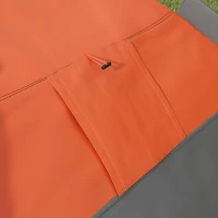 Outsunny Pop up Camping Tent, 3-4 Man Family Tent, 3000mm Waterproof, with Carry Bag and Top Hook, Grey and Orange(m-10)