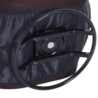 HOMCOM 360 Degree Swivel Floor Gaming Chair Folding Video Floor Lazy Couch Floor Lounge Bed Recliner w/ 5-Position Adjustable Backrest(m-7)