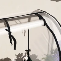 Outsunny Raised Garden Bed with Legs and Cover, Metal Elevated Planter Box with Bottom Shelf and Liner for Vegetables, Green(m-9)