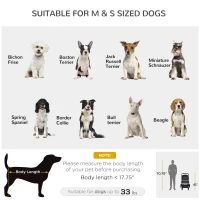 PawHut Pet Stroller Foldable Dog Cat Travel Carriage with Adjustable Handlebar PVC Wheel Brake Storage Bag Mesh Window Safety Leash Aluminum Grey(m-4)