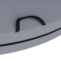 Soozier Foldable Crash Mat, Pole Padding with Carrying Handles and EPE Foam for Dance Training and Exercise, Gray(m-8)