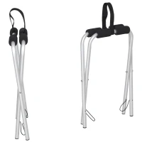 Soozier Universal Kayak Storage Stand & Rack for Cleaning, Storing, & Maintenance with Aluminum Frame & Folding Design(m-8)
