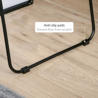 HOMCOM Full Length Glass Mirror, Freestanding or Wall Mounted Dress Mirror for Bedroom, Living Room, Bathroom, 19.75" x 63.5", Black(m-6)