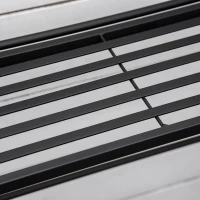 Outsunny Outdoor Plant Stand, 3 Tier Metal Plant Shelf, Stair Style Flower Stand, Plant Display Storage Organizer for Indoor Outdoor Patio Balcony Yard(m-9)