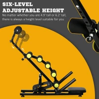 Soozier Core & Abdominal Trainers, Height Adjustable Inversion / Sit Up Exercise Equipment, Ab Crunch Machine, Compact Whole Body Fitness Equipment(m-5)