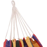 Outsunny 79"x40" Outdoor Hammock Bed Swing Chair, Patio Lounge Garden Camping Hiking Travel Hammock Only for Backyard, Garden(m-10)