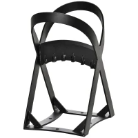 Outsunny Wood Splitter, Firewood Kindling Splitter for 8.75" Diameter Wood with Carbon Steel Wedge, Indoor/Outdoor Use for Bonfires or Camping Trips, Black(m-11)