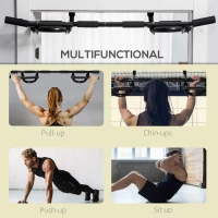 Soozier Doorway Pull Up Bar, Multifunctional Chin Up Bar, Door Exercise Equipment for Home Gym(m-4)