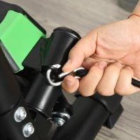 Soozier Mini Stepper with Resistance Bands, Stair Stepper with LCD Monitor for Home Gym(m-10)