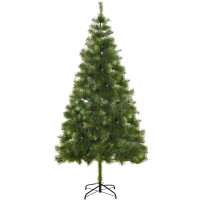 HOMCOM 7 FT Christmas Tree Artificial Pine Tree Christmas Decoration 505 Branches Green(m-11)