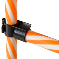 PawHut 6 Piece Dog Agility Training Equipment with Hurdle Bag and Whistle, Orange and White(m-9)