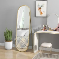 HOMCOM Full Length Mirror for Bedroom, Free Standing Dressing Mirror, Tall Mirror for Living Room, 20" x 63"(m-10)