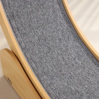 PawHut 39" Cat Exercise Wheel with Natural Wood Grain(m-9)