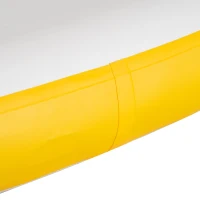 Outsunny Inflatable Paddle Board, Stand Up Paddle Board Adjustable Aluminum Paddle Non-Slip Deck Spray-painted Board, with ISUP Accessories & Carry Bag, 10'5'' x 30" x 6", Yellow(m-9)