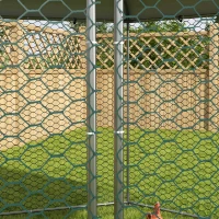 PawHut 13.1 ft x 11.4 ft Chicken Coop for 10-15 Chickens, Ducks, Rabbits(m-9)