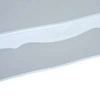 HomCom 37" 2-Tier Water Resistant Wooden Country Cottage Style Accent Coffee Table(m-7)