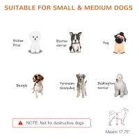 PawHut 72" W x 27.25" H Extra Wide Freestanding Pet Gate with Adjustable Length Dog, Cat, Barrier for House, Doorway, Hallway, Blue-Gray(m-7)