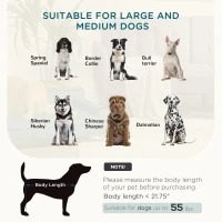 PawHut Large Dog Couch for a Fancy Dog Bed, Elevated Dog Sofa Bed with Washable Cover, Wooden Legs, Teal(m-7)