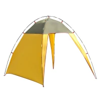 Outsunny 7x7x5.5ft Outdoor Folding Beach Tent Sun Shade Shelter Patio Camping Canopy Fast Pitch Tent(m-10)