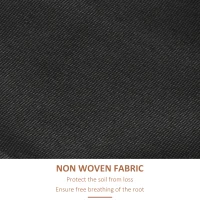 Outsunny 4-Tier Raised Garden Bed, Vertical Elevated Planter Rack with Non-woven Fabric, Wooden Raised Planter Boxes for Indoor and Outdoor(m-6)