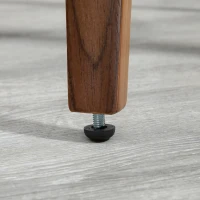 HOMCOM 28" Swivel Bar Set of 2 Height Bar Stools, Armless Upholstered Barstools Chairs with Soft Padding Seat and Wood Legs, Grey(m-9)