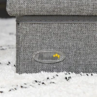 PawHut Dog Stairs, 3-Tier Dog Steps for High Bed Couch with Storage Box, Portable Dog Ramp Home Ladder for Small Cat and Dog(m-10)