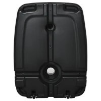 Outsunny Cantilever Offset Umbrella Base Portable Square Parasol Weights with Wheels, Water and Sand Filled, Up to 165 lbs, Black(m-9)