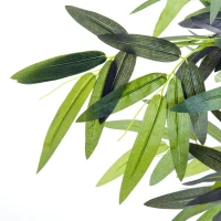 Outsunny 6FT Artificial Bamboo Tree Fake Decorative Plant with Nursery Pot for Indoor Décor(m-10)