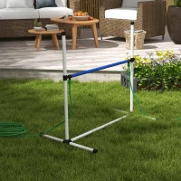 PawHut 3pc Dog Agility Training Equipment Set with Spray Water Tube, White(m-9)