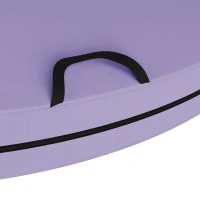 Soozier Foldable Crash Mat, Pole Padding with Carrying Handles and EPE Foam for Dance Training and Exercise, Purple(m-8)