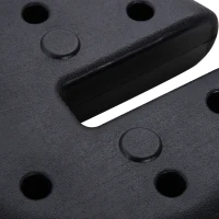 Outsunny Set of 4 Party Tent Canopy Weight Plate Kit Gazebo Pop Up Tent Anchor Base Weights Canopy Shelter Leg Weights(m-7)