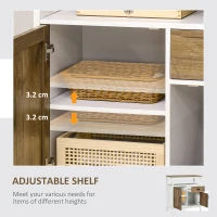 HOMCOM Storage Cabinet, Freestanding Sideboards and Buffets with Doors, Drawer for Dining Room, Living Room, Bedroom(m-6)