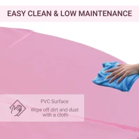 Soozier Pole Dance Mat, 2"T x 5'W Folding Pole Crash Mat for Home, Lightweight and Foldable, Pink(m-6)