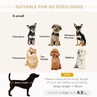 PawHut Pet Sofa Bed Dog Cat Cozy Puppy House Couch Furniture with Removable Cushion, Light Grey(m-4)