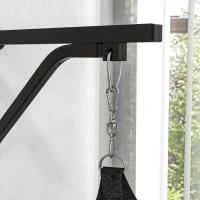 Soozier Heavy Bag Wall Mount Set, Unfilled Punching Bag Hanger with Boxing Gloves for Muay Thai and MMA Training(m-8)