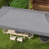 Outsunny 10' x 20' Pop Up Canopy Tent, Outdoor Easy up Tent with 3-Level Adjustable Height, Wheeled Carry Bag, Gray(m-9)
