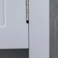 HOMCOM Bathroom Wall Cabinet, Medicine Cabinet, Over Toilet Storage Cabinet with Adjustable Shelf and 2 Doors for Hallway, Living Room, Gray(m-7)