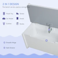 Qaba 4-Piece Kids Table and Chair Set with Storage(m-7)