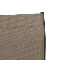 Outsunny Outdoor Bar Stools Set of 2, 360° Swivel Bar Height Chairs, 26.75" x 29.5" x 48.5", Tan(m-8)