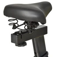 Soozier Stationary Exercise Bike, Indoor Cardio Workout Cycling Bike with with Belt Drive Adjustable Resistance, Seat, Handlebar w/ LCD Display for Home Gym(m-9)