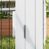 PawHut 64" Wooden Outdoor Rabbit Hutch Playpen Tortoise House Habitat with Run and Enclosed Cover(m-8)