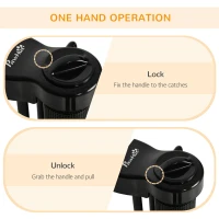 PawHut Retractable Pet Gate w/ Single Hand Operation, for Stairs, Doorways, Hallways - Black(m-4)