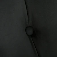 HOMCOM Convertible Sofa Sleeper Futon with Split Back Design Recline, Thick Padded Velvet-Touch Cushion Seating and Wood Legs, Black(m-8)